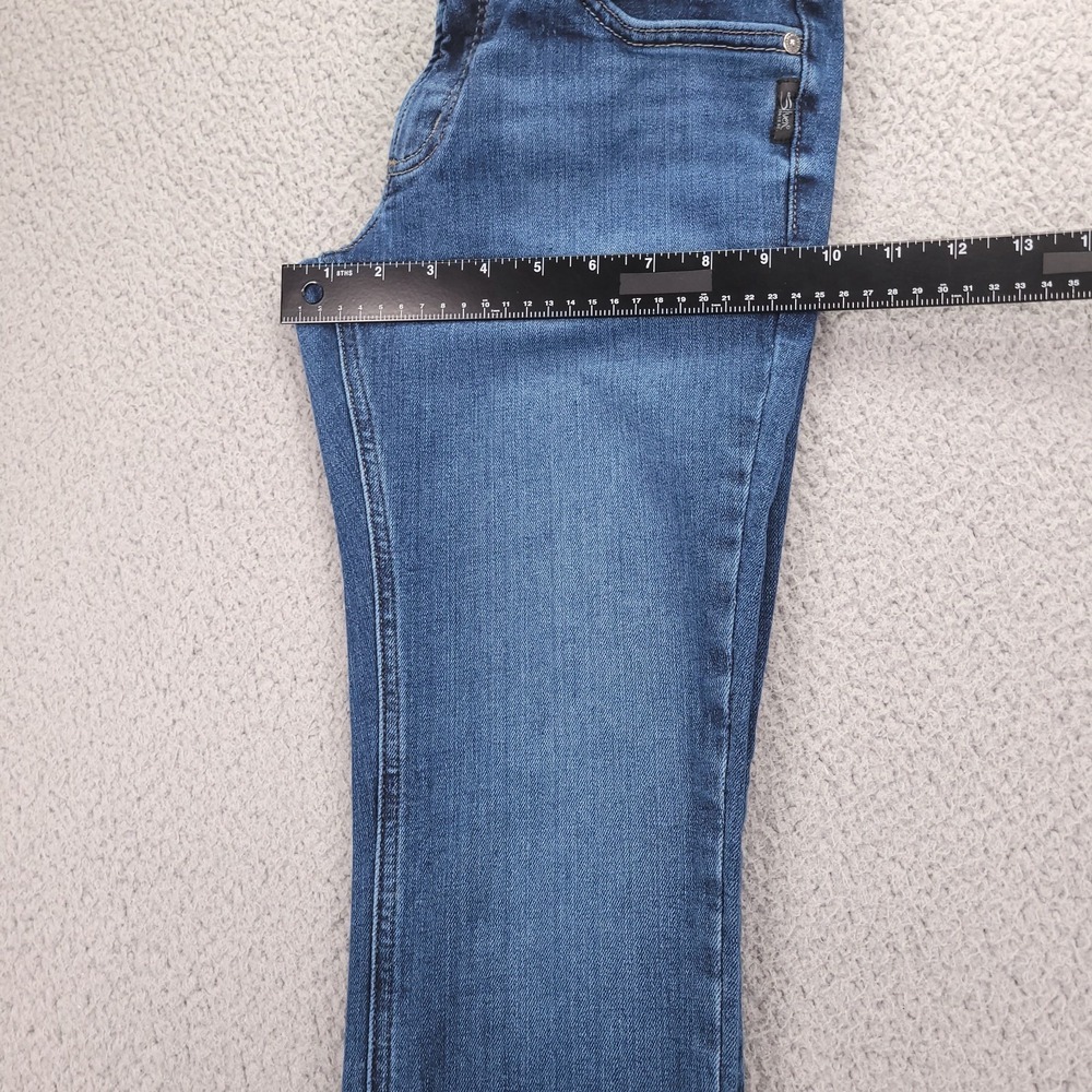 SILVER Jean Size 27 BRITT Skinny Low Rise Medium Wash Stretch Denim 27x28 - Picture 11 of 13